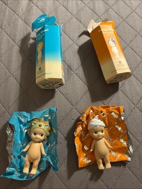 Sonny Angel Mini Figures - Blue & Orange Boxes with Two Figures
